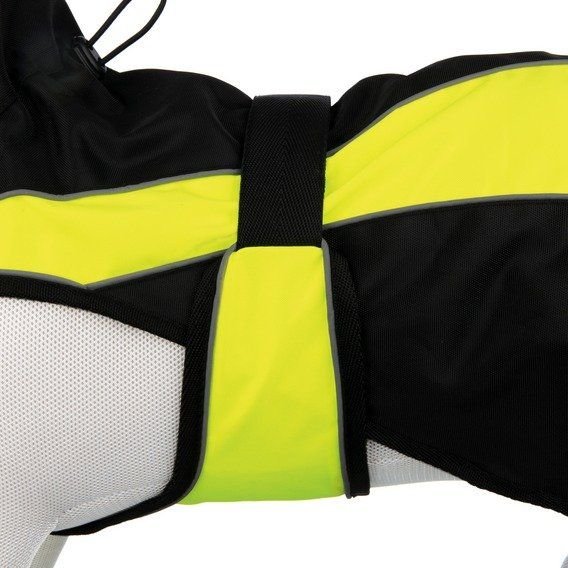 TRIXIE Reflexní obleček SAFETY černo-žlutý M 45 cm - DOPRODEJ