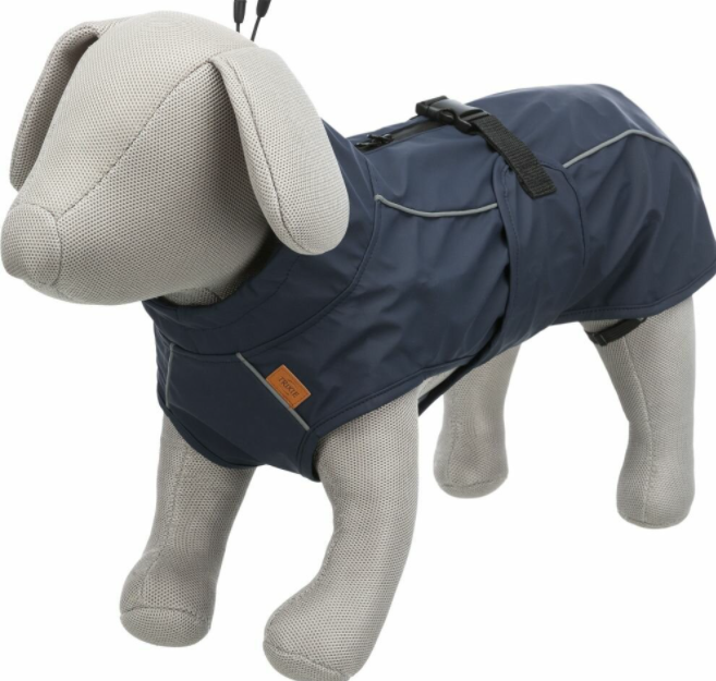 TRIXIE BE NORDIC pláštěnka HUSUM - tmavomodrá M:50cm,krk:52cm,hruď:48-66cm