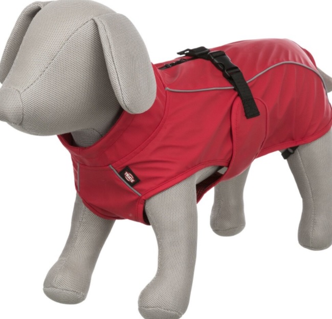 TRIXIE Pláštěnka VIMY červená M:50cm, hruď:48-66cm, krk:52cm