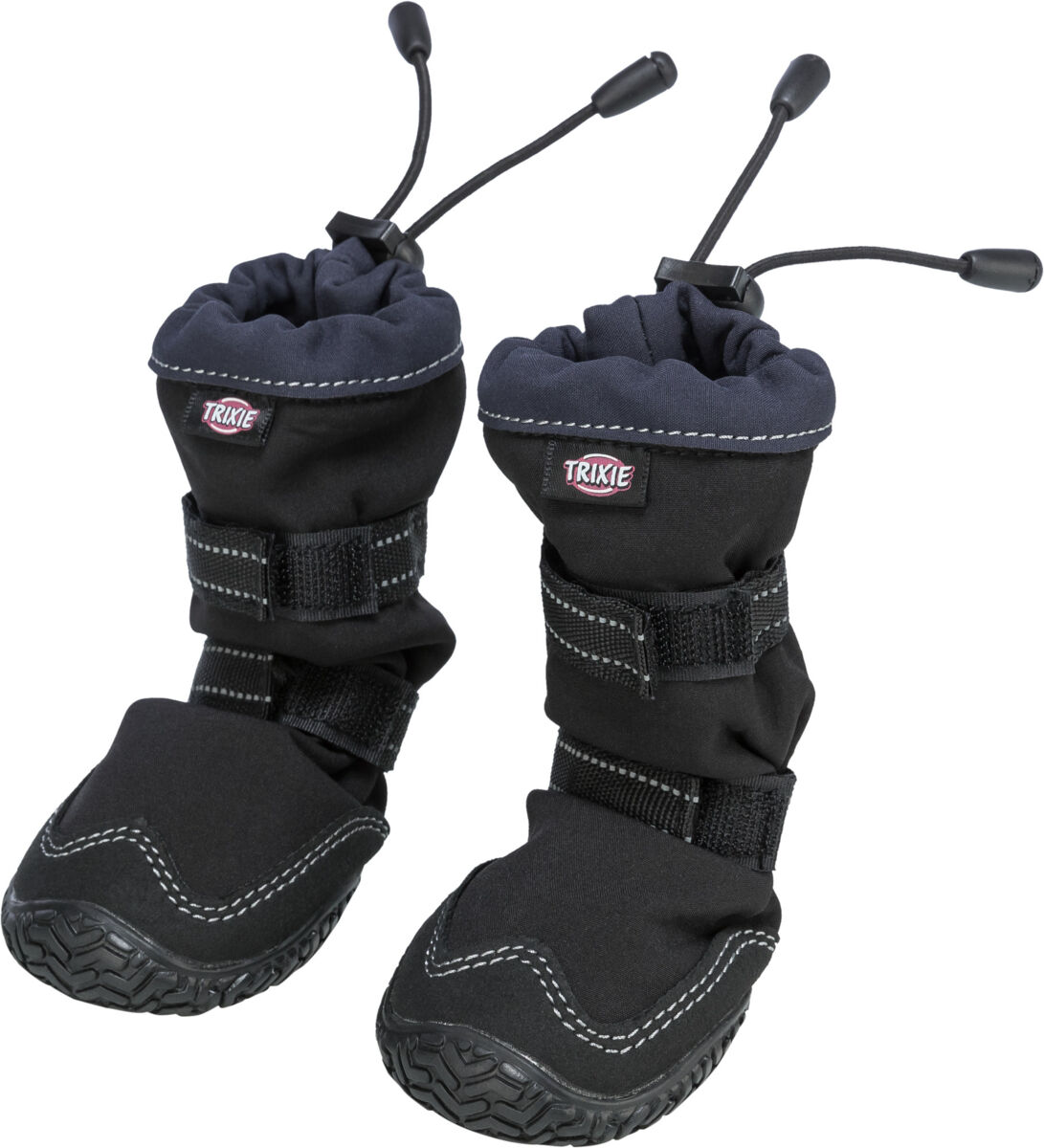 Walker Active Long, ochranné boty pro psy, 2ks, černá L-XL: ø 7-7,5 cm, např. zlatý retrívr
