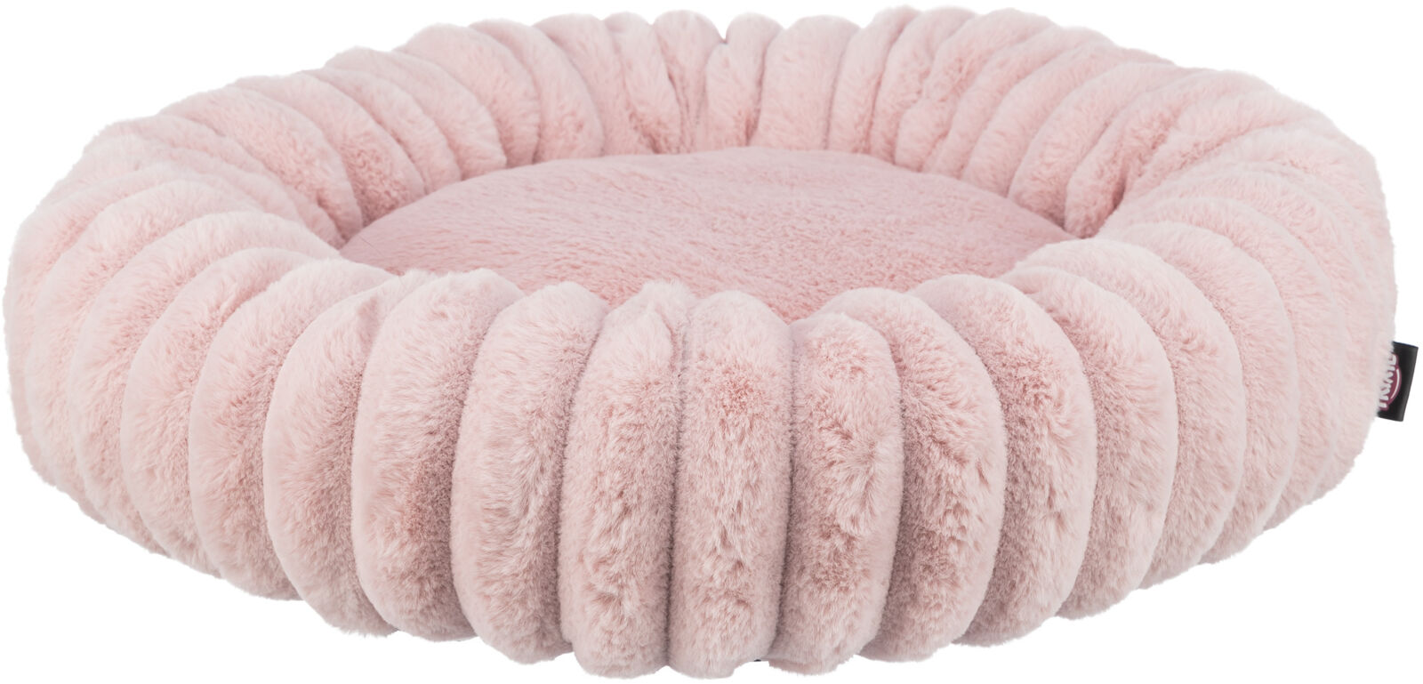 TRIXIE Kulatý pelech LONNI, sametový manšestr, růžová ø 60 cm