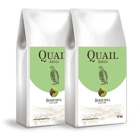BOHEMIA WILD Adult Quail 2 x 10kg