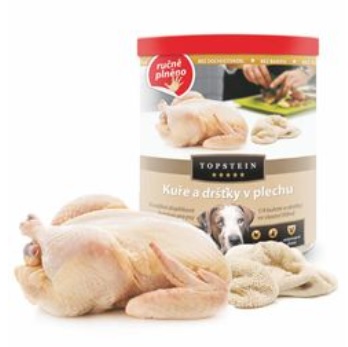 Topstein Kuře a dršťky v plechu 800 g