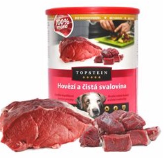 Topstein Hovězí a svalovina v plechu 800 g