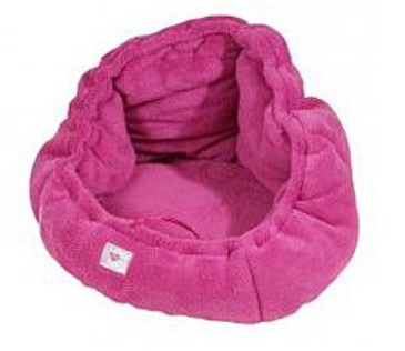 Pelech ADRIANA plyš hnízdečko 50cm Růžová tm. A27