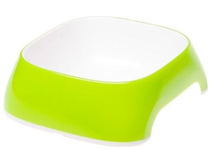 FERPLAST Miska plast GLAM LARGE 1,2l žlutozelená