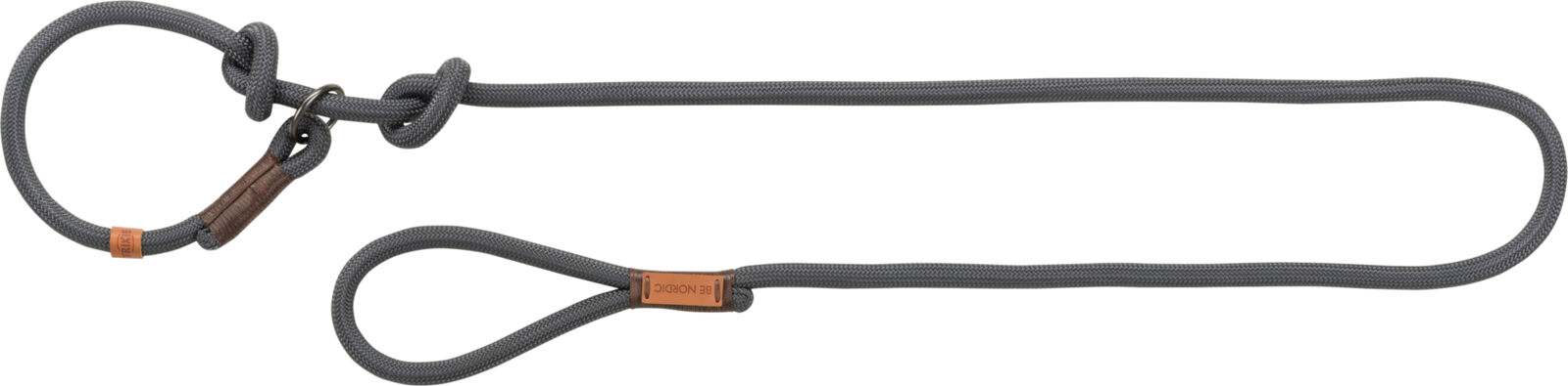 TRIXIE BE NORDIC vodítko retrívr - tmavošedá/hnědá L-XL:1,70m/13mm