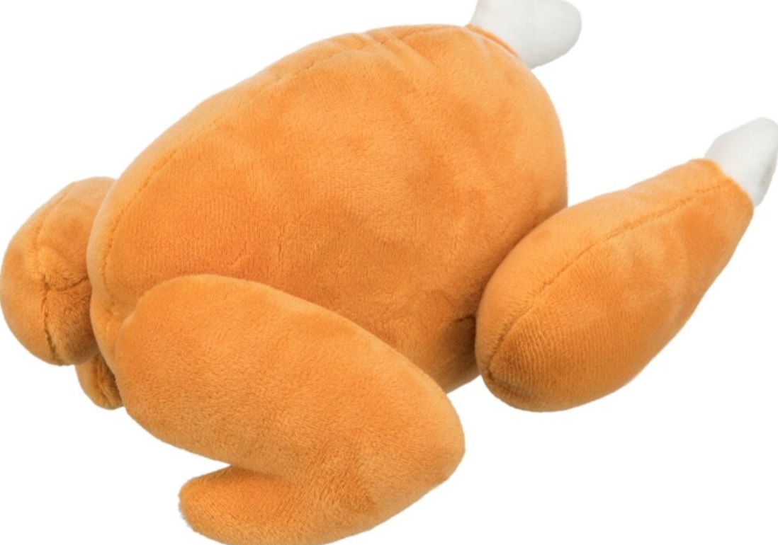 TRIXIE Roast chicken, plyšové grilované kuře se zvukem, 26cm