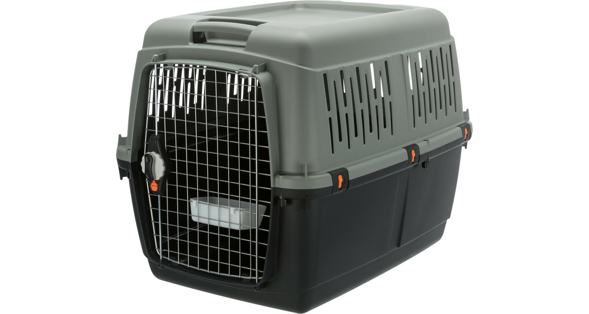 TRIXIE Be Eco Giona 5 transportní box, M: 60 x 61 x 81 cm, antracit/ šedo-zelená (max. 25kg)