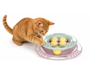 TRIXIE JUNIOR hračka kruh s míčky pro koťata 24 cm