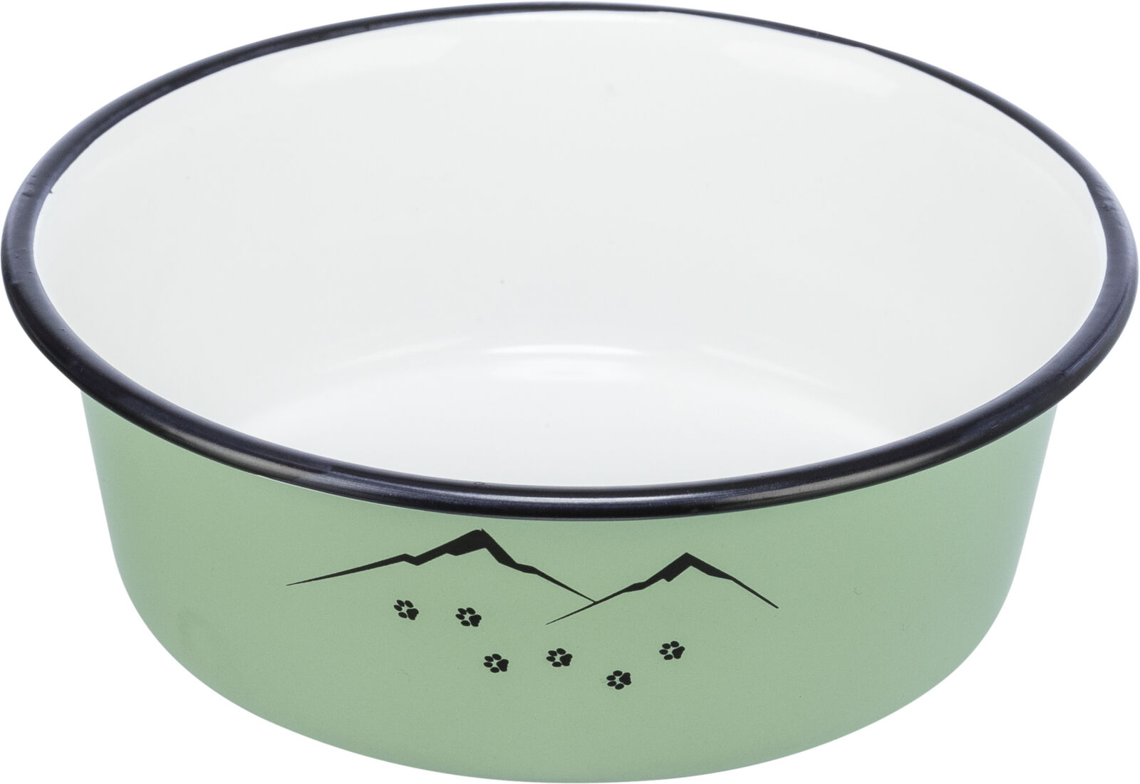 TRIXIE Miska smalt/nerez, zelená 0,9 l/ø 17 cm