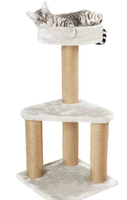 TRIXIE Škrábadlo IVAN 82 cm, světle šedé