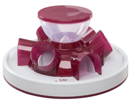 TRIXIE Cat Activity Tunnel Feeder - krmítko s tunýlky, ø 28 × 14 cm