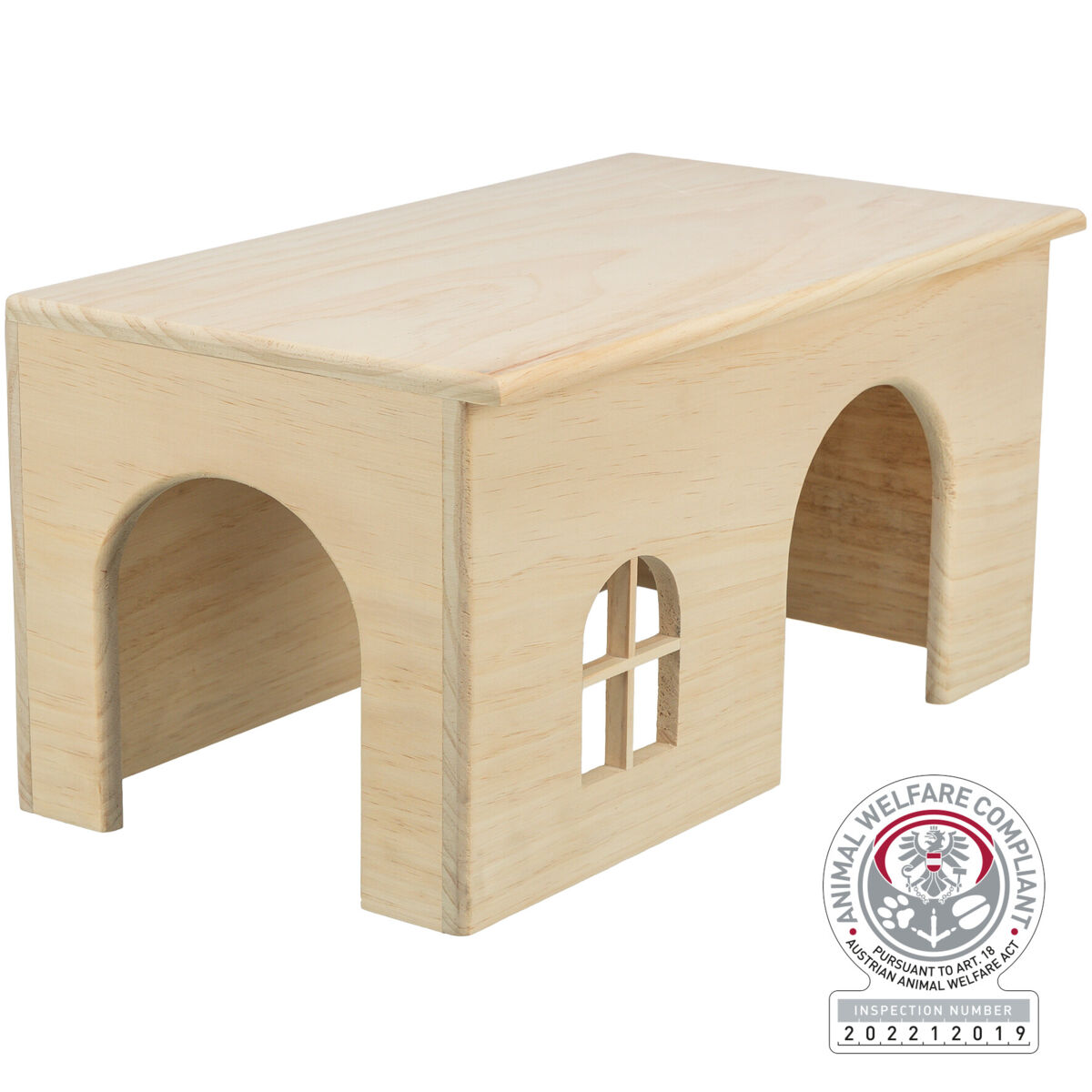 TRIXIE Dřevěný domek s rovnou střechou40 x 20 x 23 cm