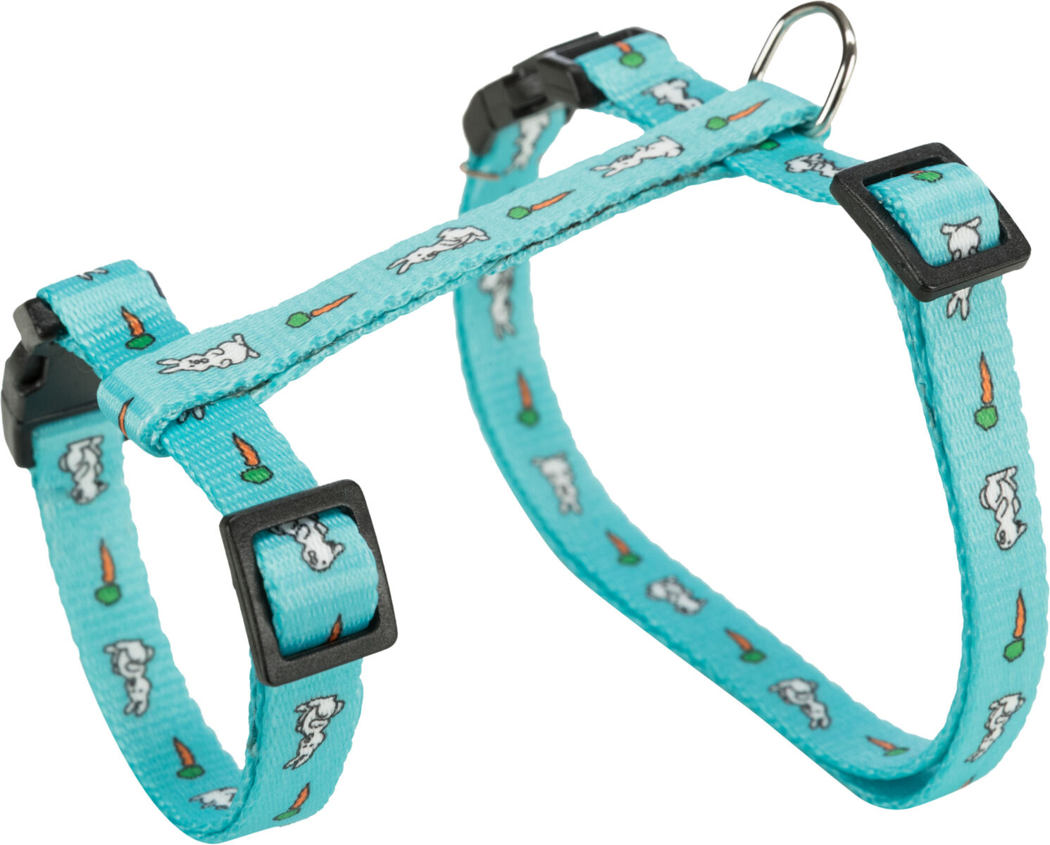 TRIXIE Postroj s vodítkem pro králíka - motiv 25-44/1cm 1,25m