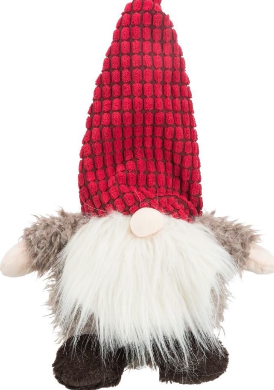 TRIXIE Vánoční skřítek, zvuk, šustící folie, plyš, 33cm