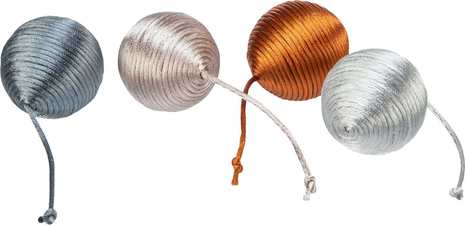 TRIXIEChrastící metalický míček 4,6 cm, polyester
