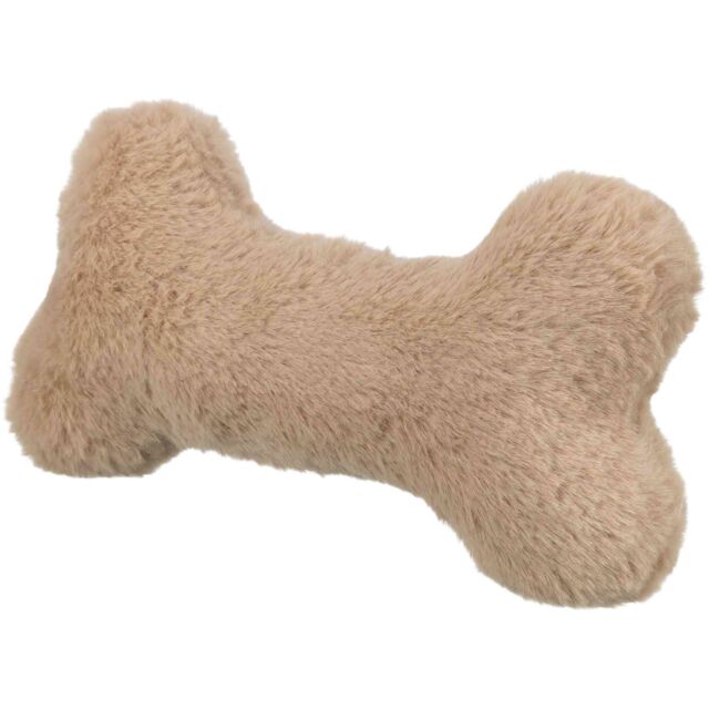 TRIXIE Xmas Bone - kost 24 cm, hračka pro psy se zvukem, plyš