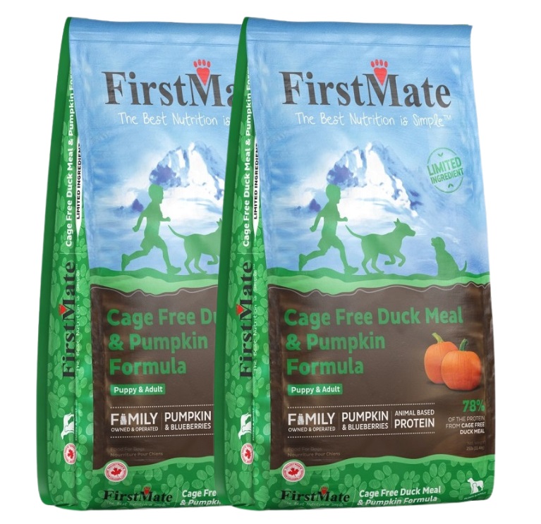 FirstMate Cage Free Duck Meal & Pumpkin 2 x 11,4 kg
