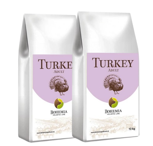 BOHEMIA HOLISTIC Adult Turkey 2x10kg