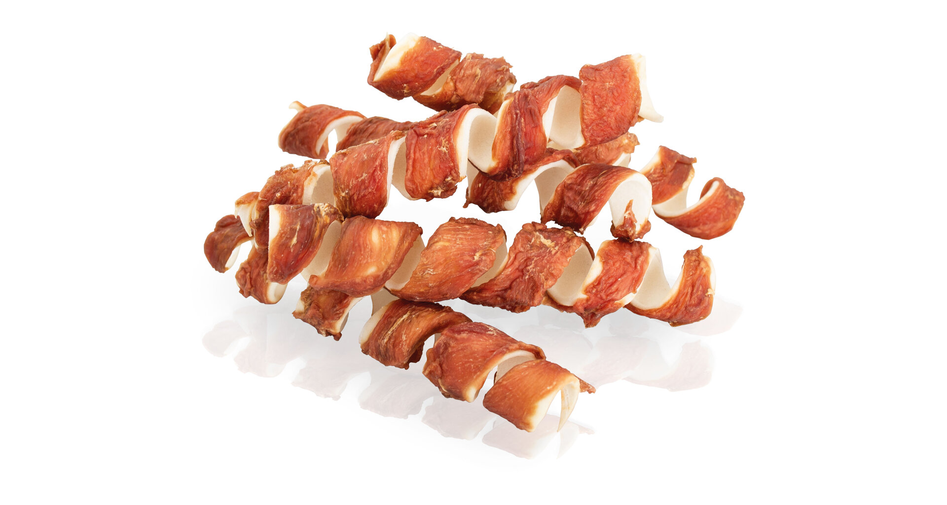 KIDDOG BUFFET SPRING kachní maso na buvolí kůži 16 cm/ 40-45 g [25ks]