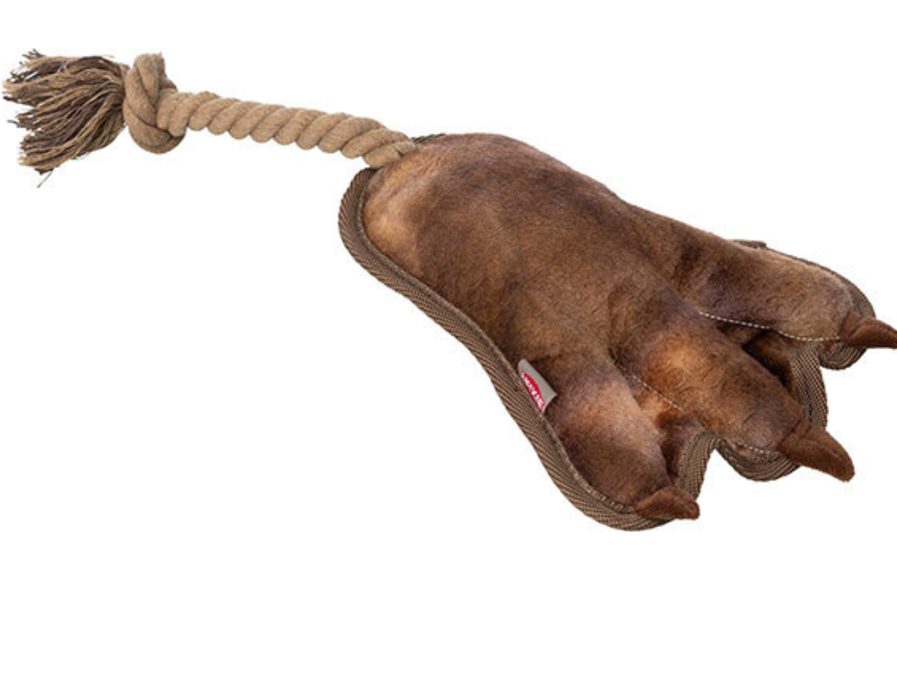TRIXIE PAW, tlapa na laně se zvukem, 35 cm, plyš