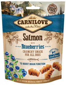 Carnilove Dog Crunchy Snack Salmon,Blueberries,meat 200g