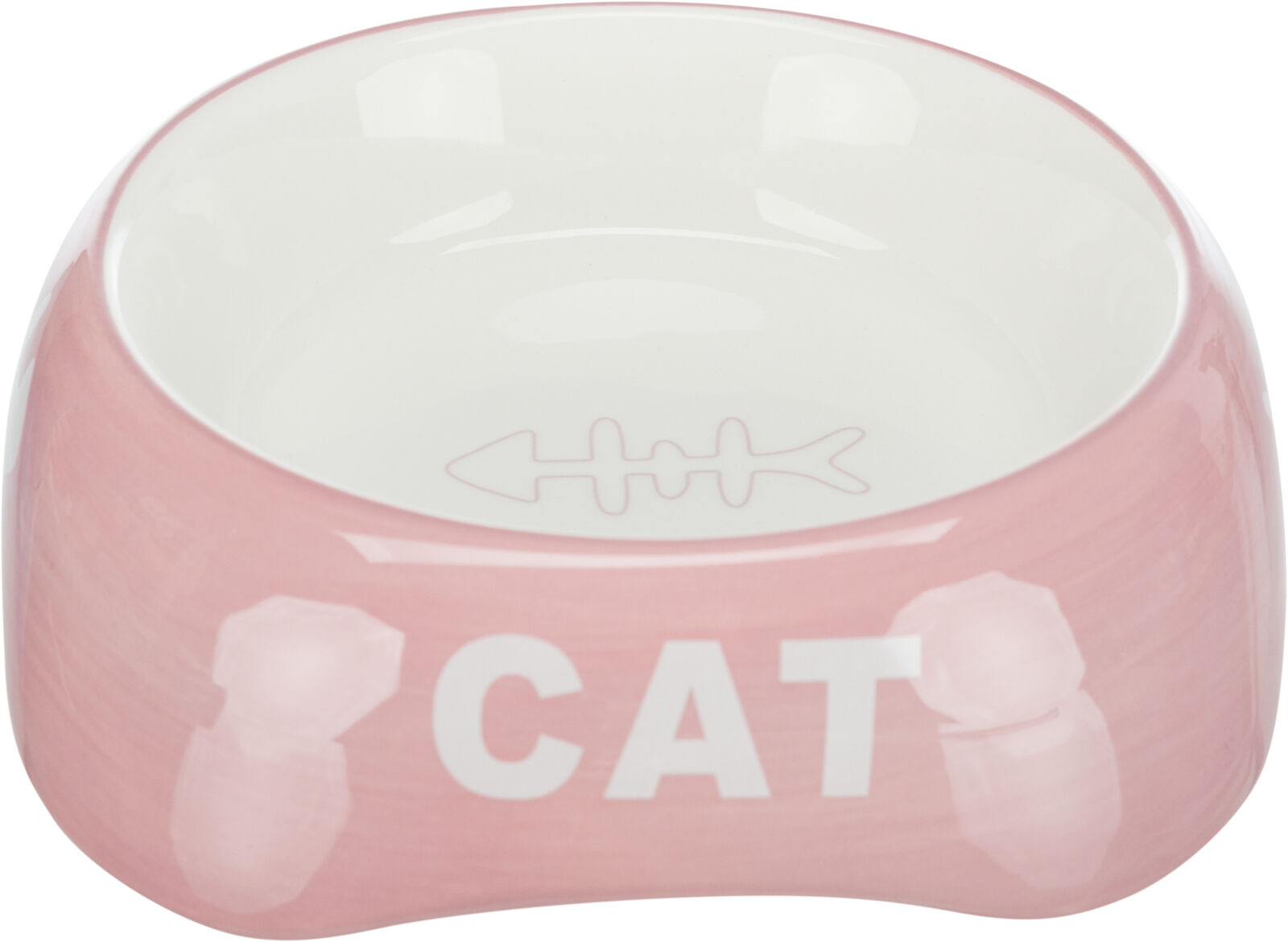 TRIXIE Keramická miska 200ml/13cm - CAT + rybí kostra