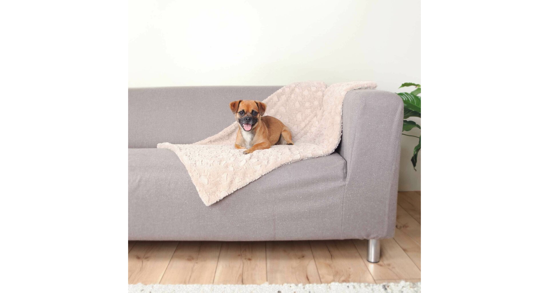 TRIXIE Plyšová deka COSY, béžová 70 x 50 cm