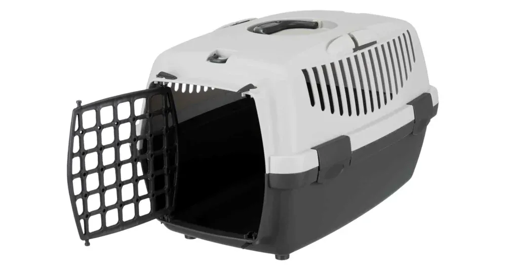 TRIXIE Transportní box CAPRI I, XS: 32x31x48cm (max. 6kg) - světle šedá/šedá