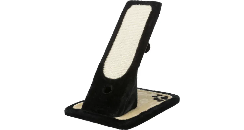 TRIXIE Škrábadlo s hračkou, nakloněná plošina 30x42x40cm černá/krém