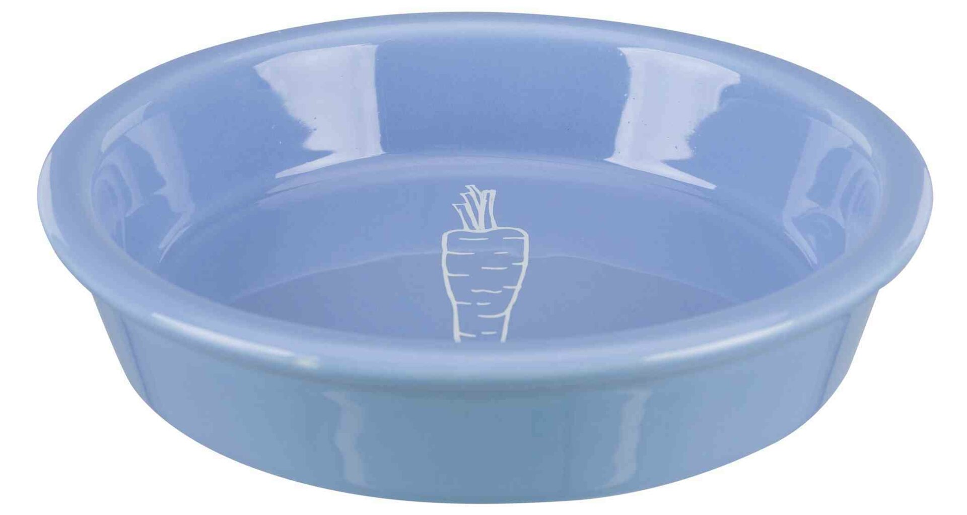 TRIXIE Keramická miska s motivem mrkve pro králíky 200 ml/14 cm