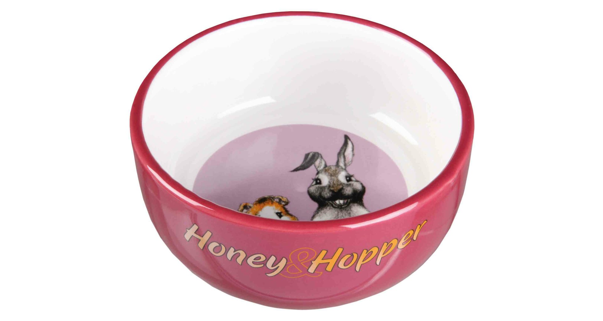 TRIXIE Keramická miska Honey-Hopper pro morče, králíka 250ml/11cm