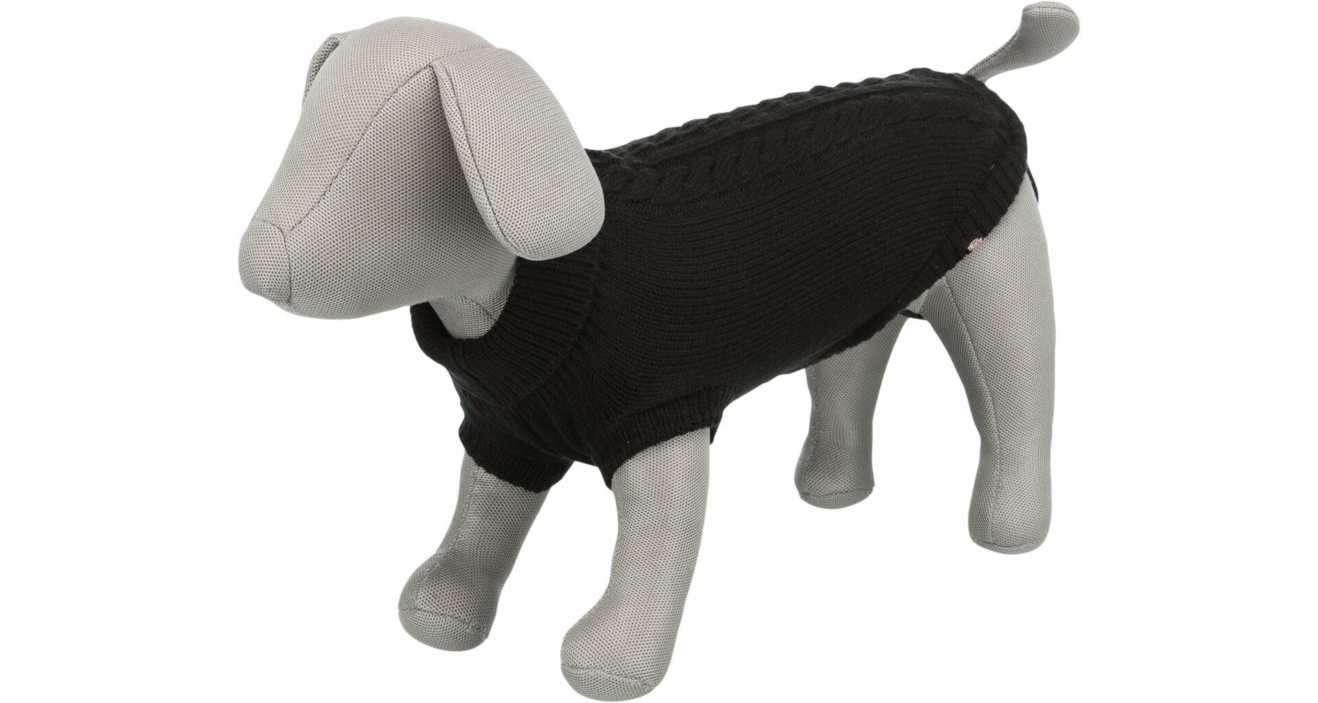 TRIXIE Svetr KENTON černá XS:30cm, hruď:38cm, krk:26cm
