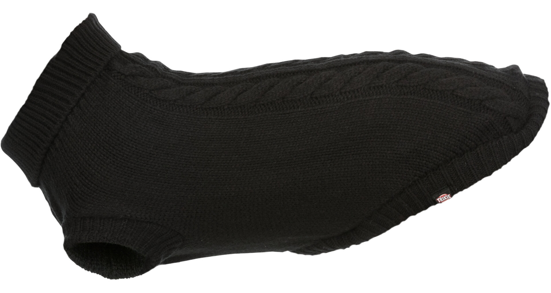 TRIXIE Svetr KENTON černá M:45cm, hruď:48cm, krk:36cm