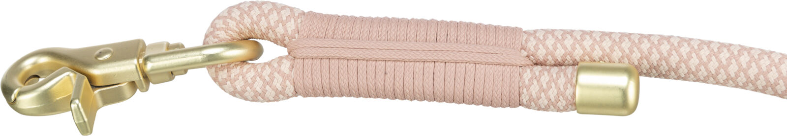 TRIXIE Soft Rope prodlužovací kulaté tkané vodítko, S-XL: 2.00 m/ 10 mm, růžová/světlerůžová