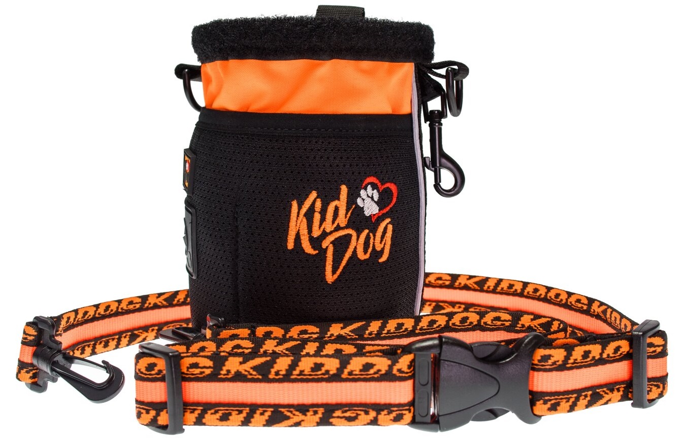 KIDDOG Multifunkční pamlskovník KIDDOG 3 v 1, neonově oranžová