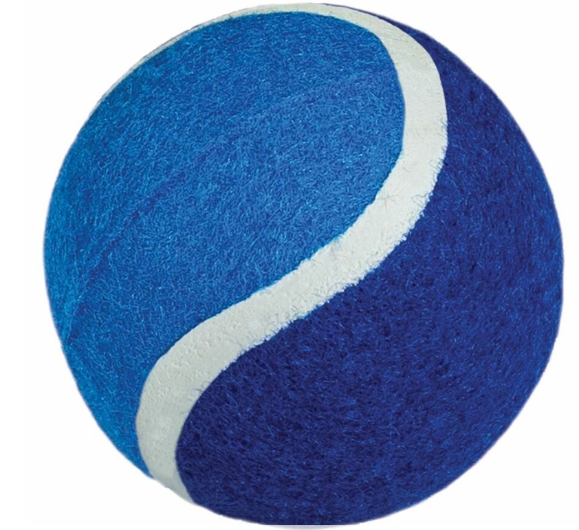 Tenisový míč plněný, plovoucí 6,5 cm HIPHOP DOG