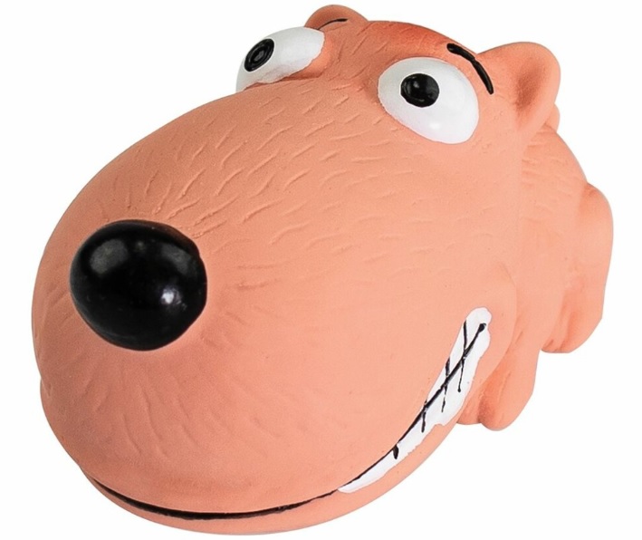 Mini pejsek BigHead 9 cm, se zvukem, latex, HipHop