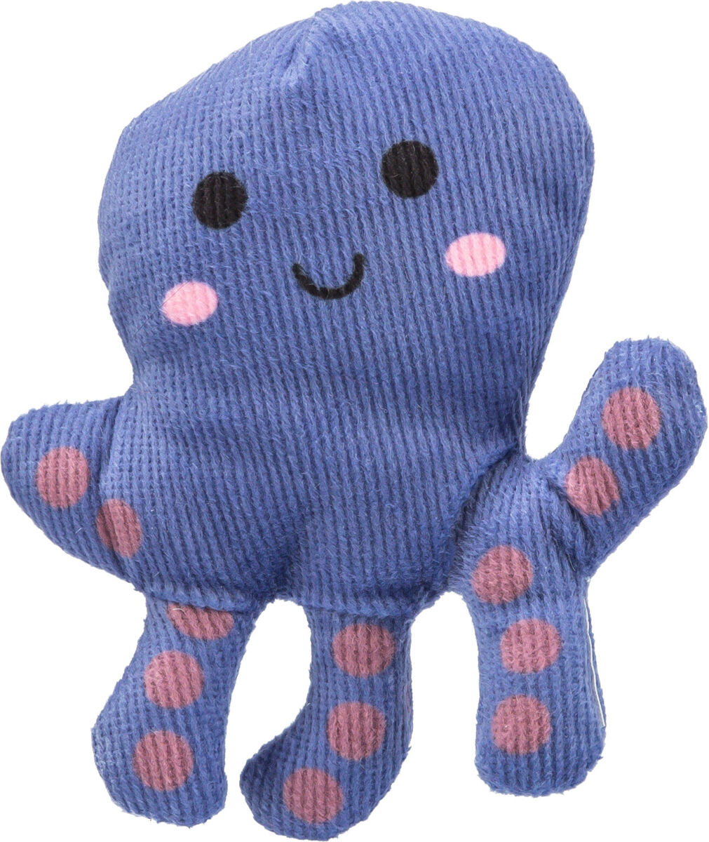 TRIXIE Chobotnička s catnipem 10 cm, plyš, mix barev