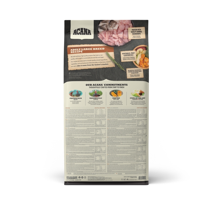 ACANA ADULT LARGE BREED RECIPE 2 x 17 kg