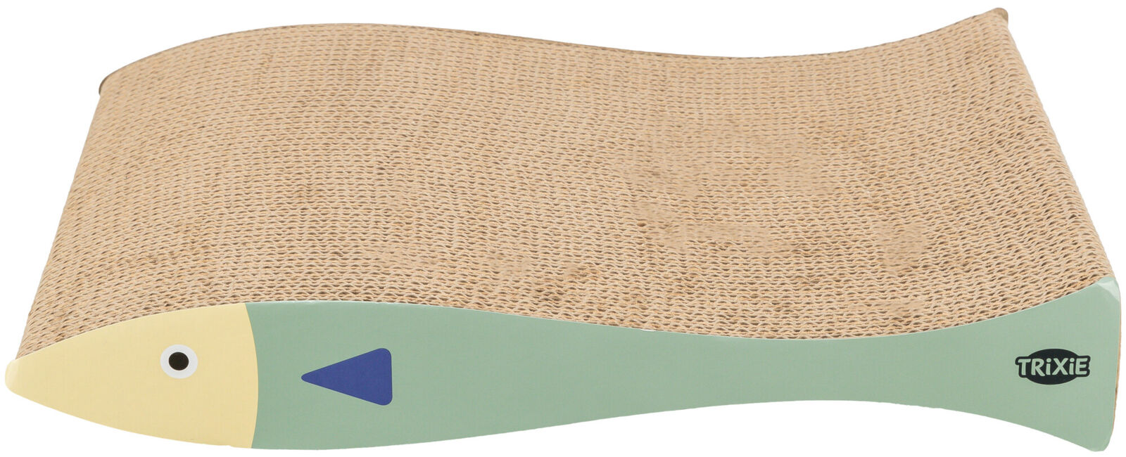 TRIXIE Škrabací karton "ryba", catnip, 2 ks, 40 x 30 x 11 cm, mátová/krémová