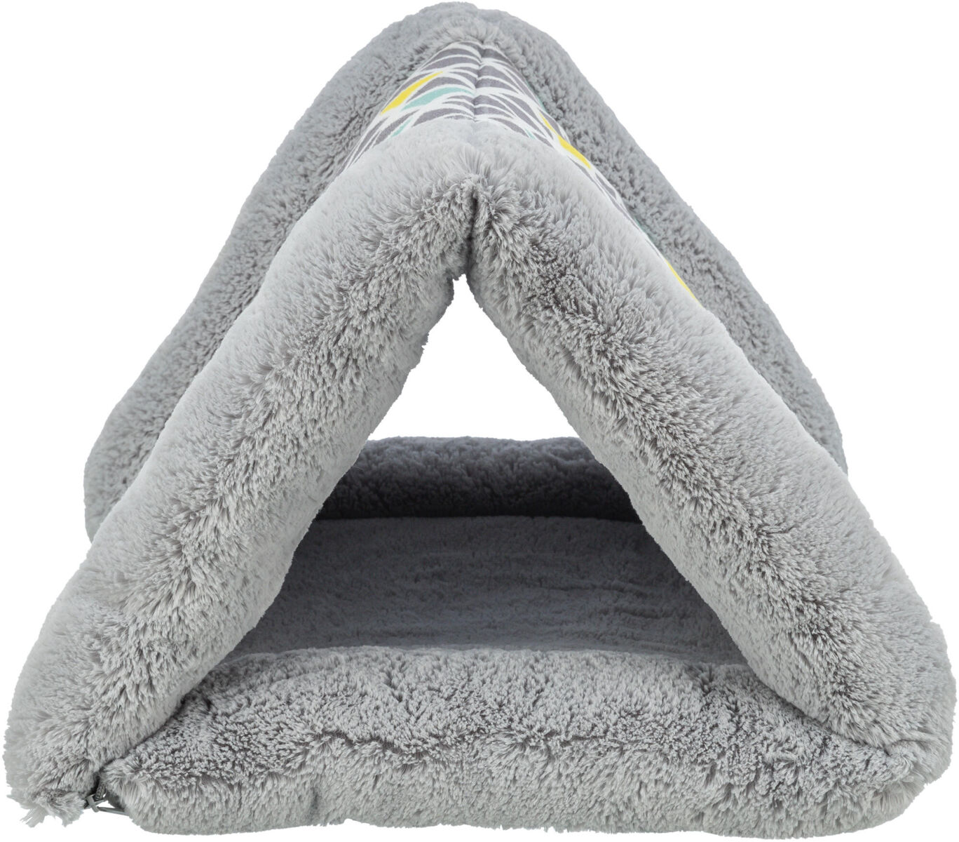 TRIXIE Plyšový stan/jeskyňka SUNNY pro králíčky, morčata,  44 x 33 x 40 cm, šedá