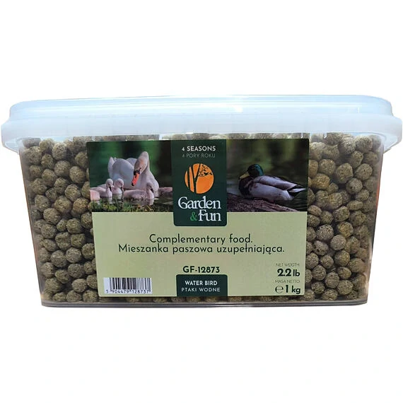 GARDEN FUN krmivo pro vodní ptáky kyblík 1kg