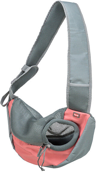 TRIXIE Front Sling Carrier - přední nosítko/taška, 50 x 25 x 18 cm, růžová/šedá (max. 5kg)