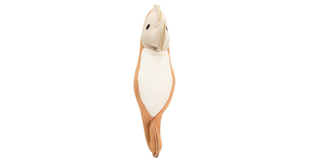 Mořský koník,  23 cm, jutový robustní aport, HIPHOP DOG, krémová/hořčicová