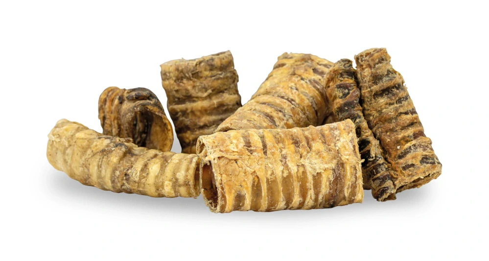 KIDDOG 100% Natural Snack, hovězí trachea 4-8 cm / 300 g
