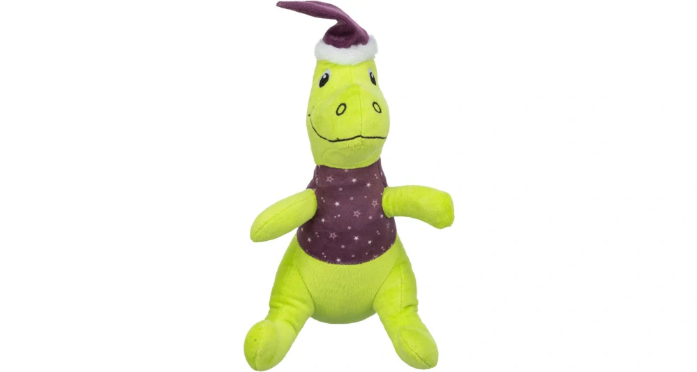 TRIXIE Xmas Dino, vánoční plyšový dinosaurus, 26 cm