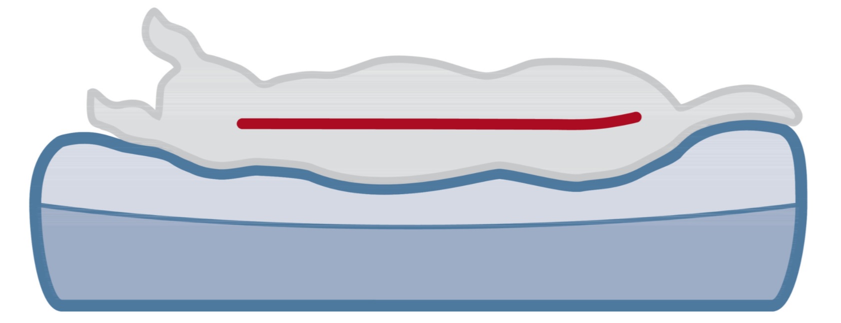 TRIXIE SAMOA zdravotní polštář, černá 90 x 70cm