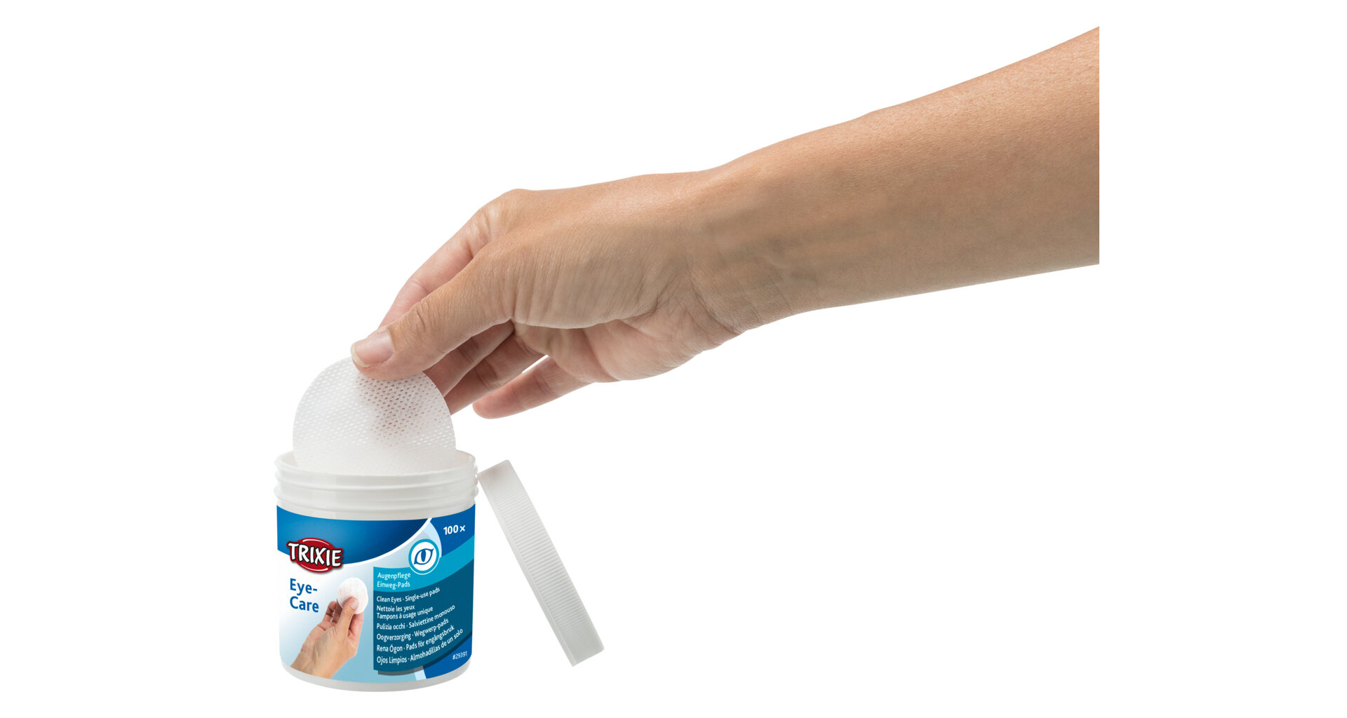 TRIXIE Oční péče - jednorázové pečující polštářky, 100ks